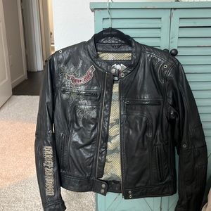 Beautiful Women Leather Harley Davidson Leather Jacket